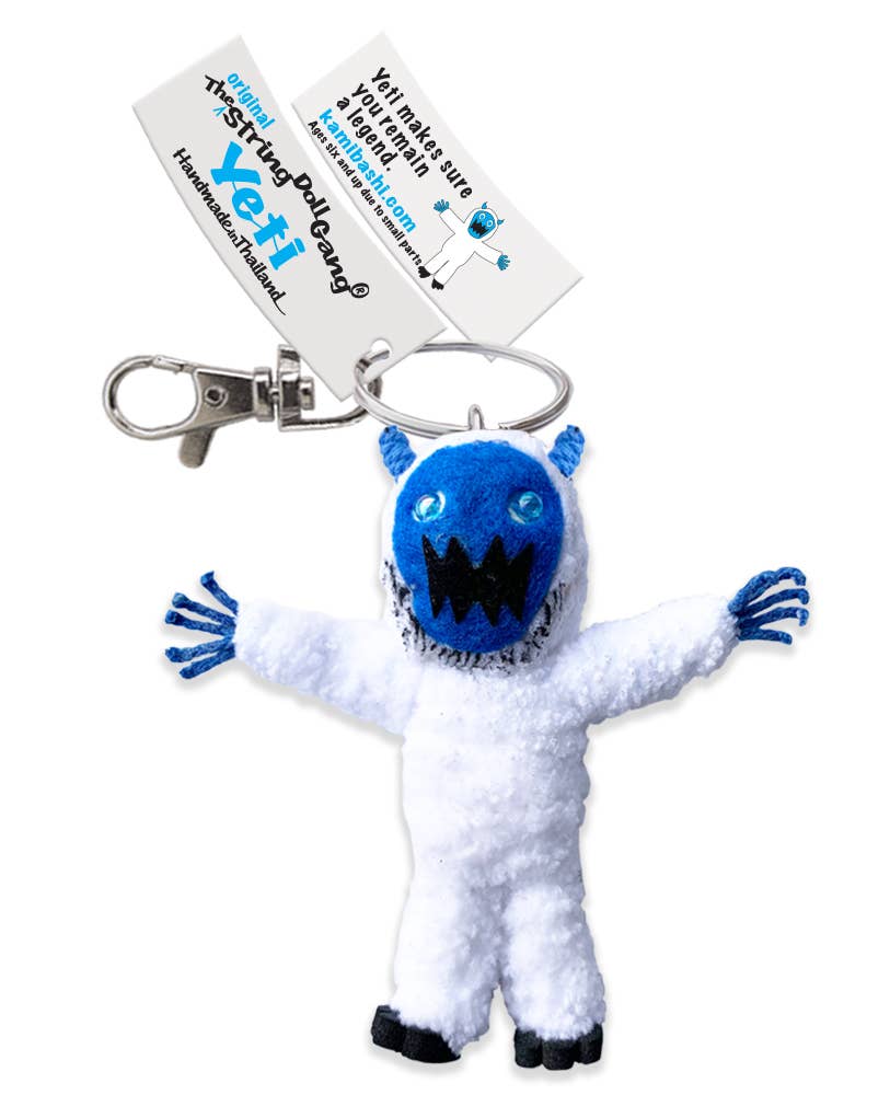 Yeti String Doll Keychain