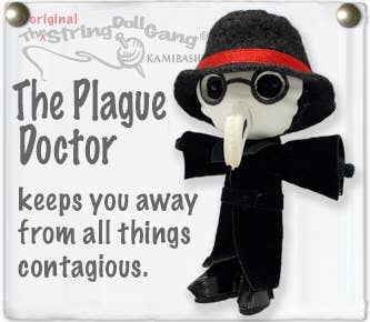 The Plague Doctor String Doll Keychain